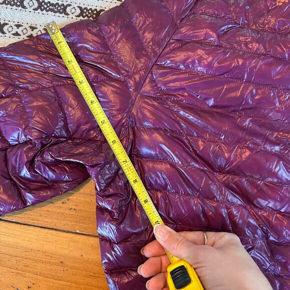 Mountain Hardwear Women’s Down Jacket – Purple/Orange – Lightweight & Packable - Picture 4 of 6